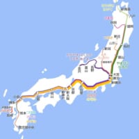 新幹線の運転本数を可視化した地図が話題　東京〜新大阪の多さ…