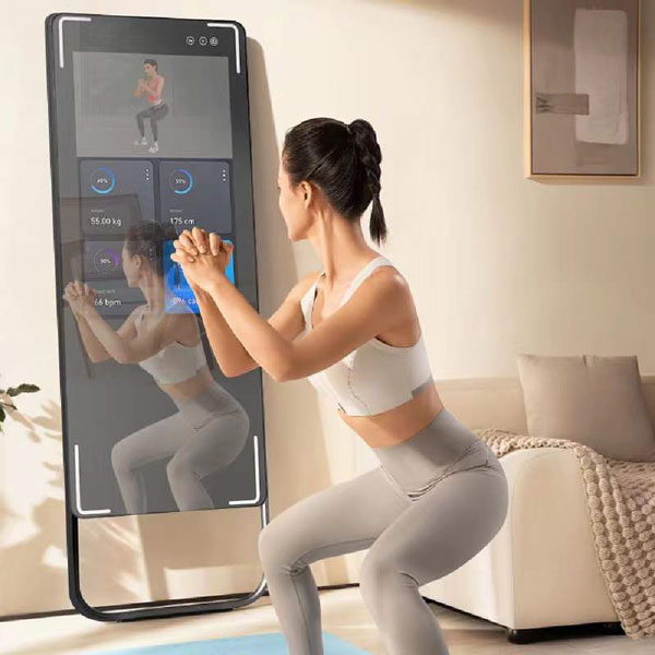 ミラー型Android端末「Gymoo-Mirror」販売開始　自宅の鏡がパーソナルジムに