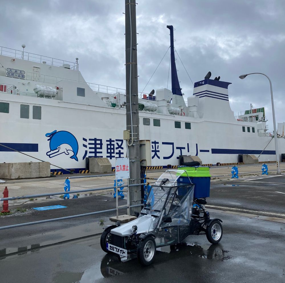 北海道へは「津軽海峡フェリー」に乗船。