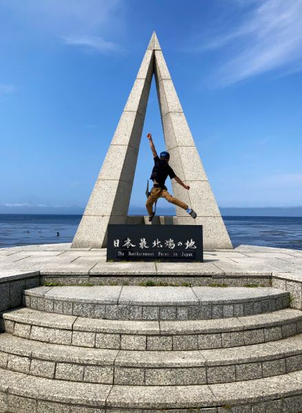 日本最北端「宗谷岬」。