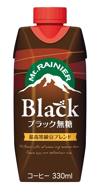 森永乳業から「マウントレーニア Black 無糖」新発売