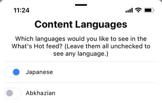 Content Languages