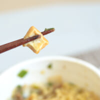 カップヌードル「牛すき」の豆腐