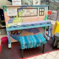 日本初ストリートピアノを聖地巡礼　鹿児島中央駅一番街商店街を…