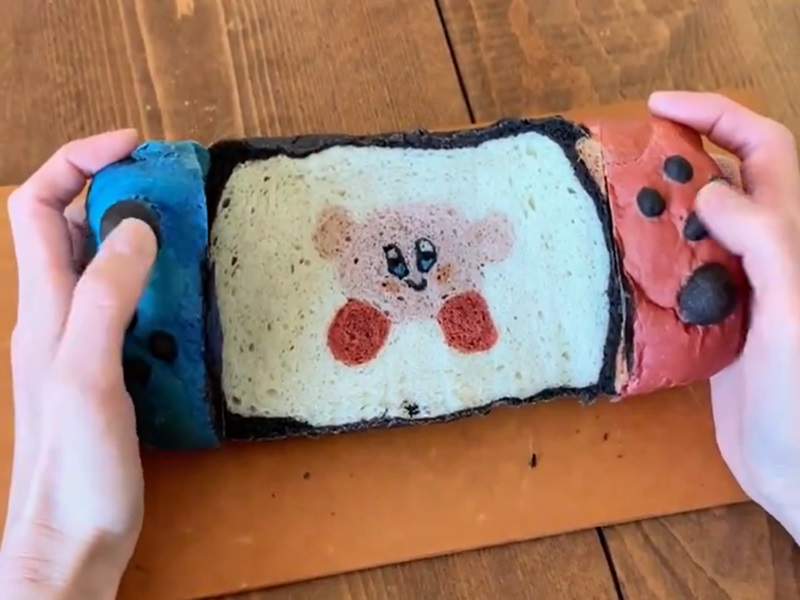 ゲームの話に花が咲く　「Nintendo Switch」をパンで再現